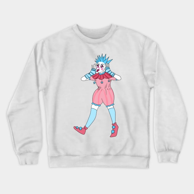 subtle trans flag Crewneck Sweatshirt by annoyingarts